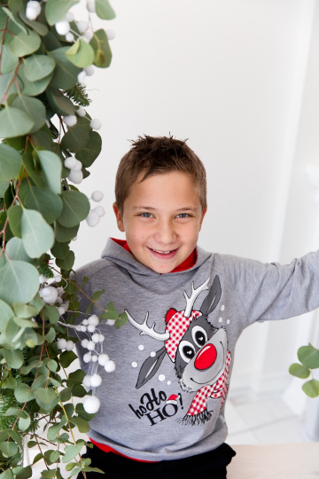 Dječja majica s kapuljačom - Božićna