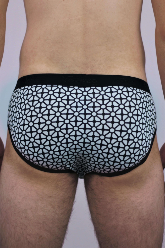 Muške gaće Slip premium - print Geometric