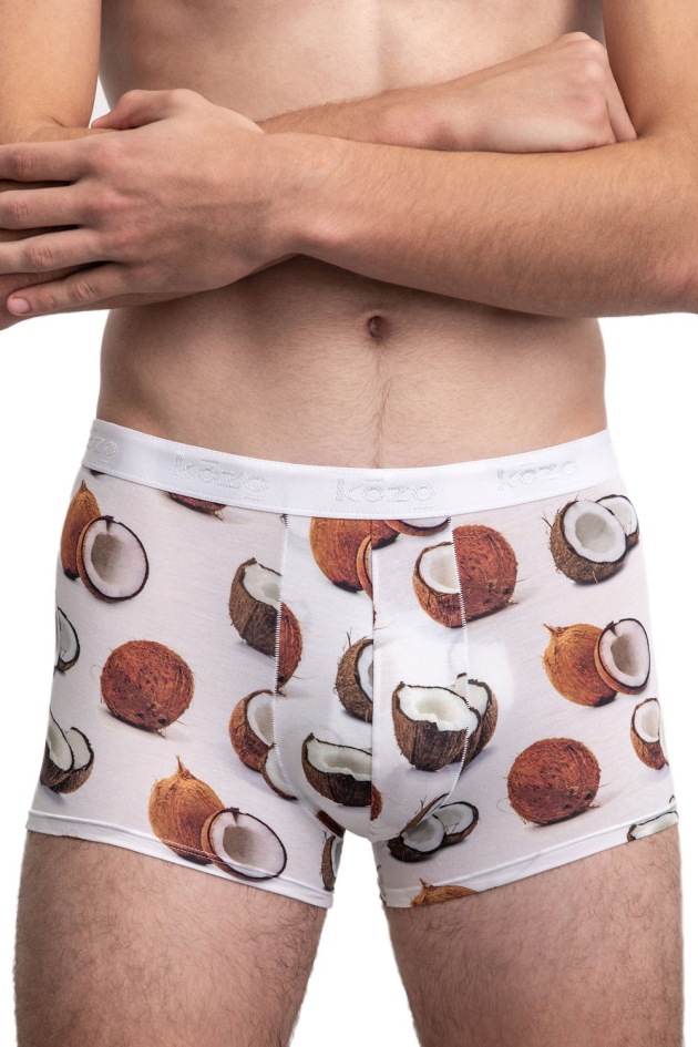 Muške bokserice Hipster - print Kokos