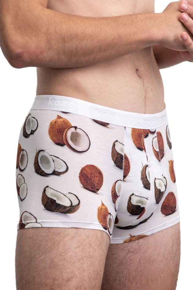 Muške bokserice Hipster - print Kokos