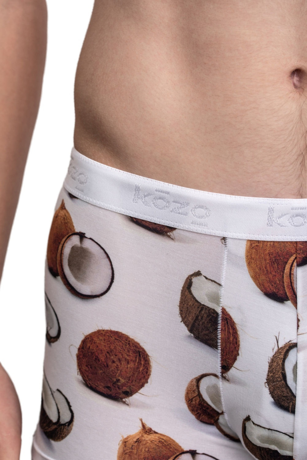 Muške bokserice Hipster - print Kokos