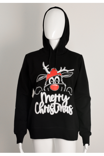 Ženska božićna Hoodie - Sob