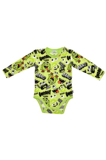 Baby bodi dugi rukav - Monster