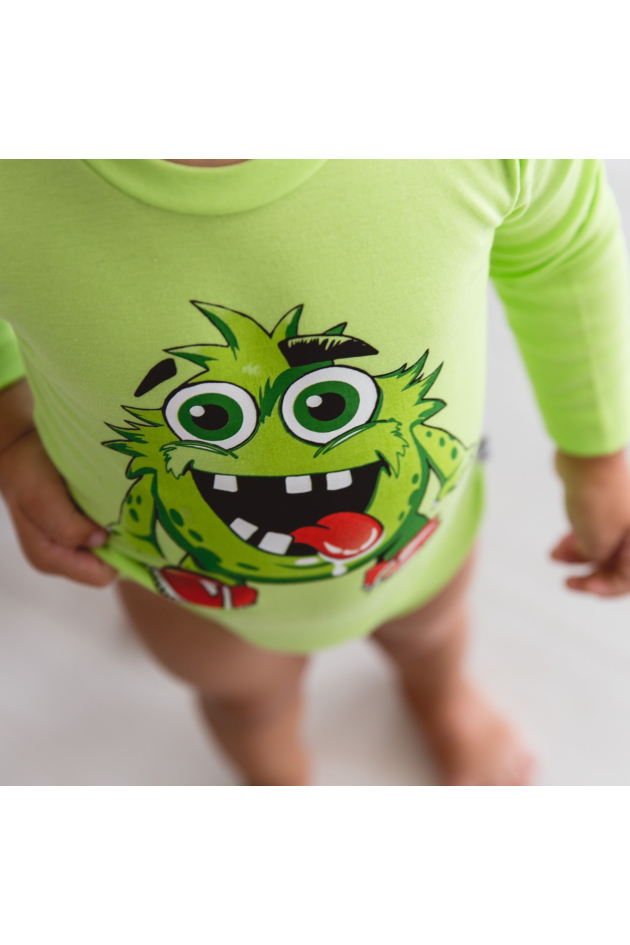 Baby bodi dugi rukav - Monster