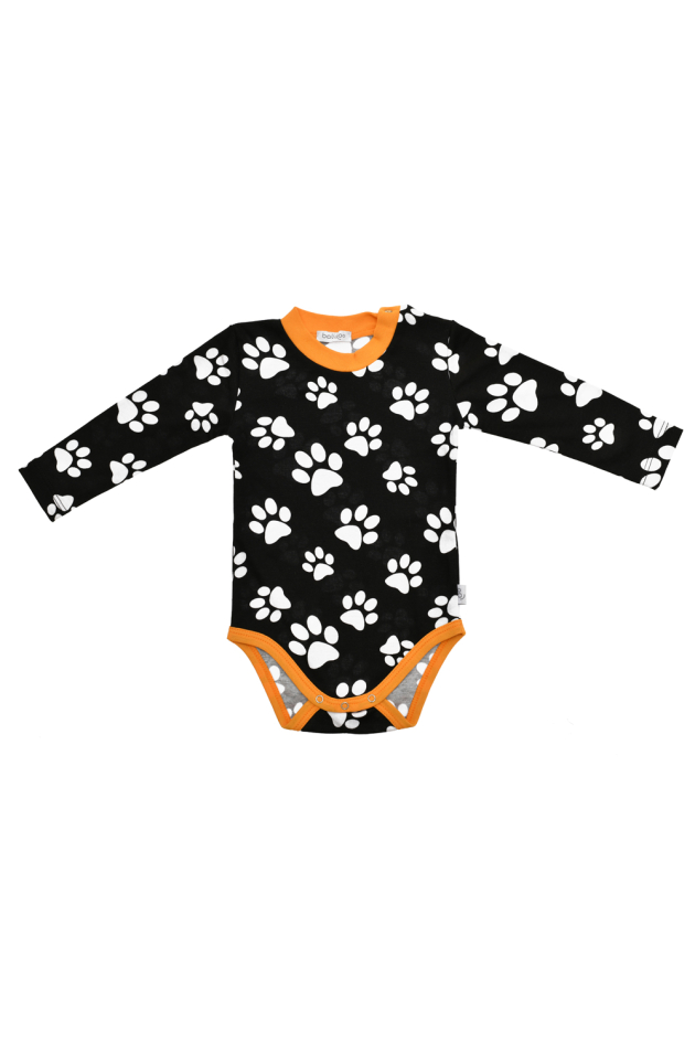 Baby bodi dugi rukav - Footprint