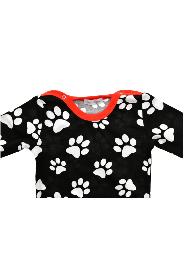Baby bodi dugi rukav - Footprint