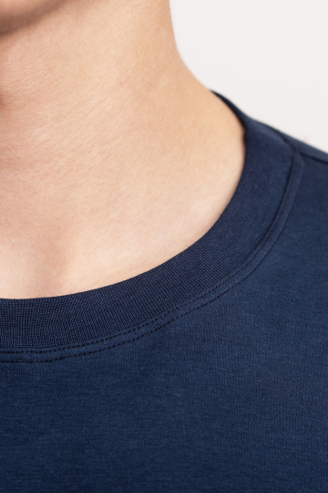 Muška pidžama Navy Blue - produženi gornji dio