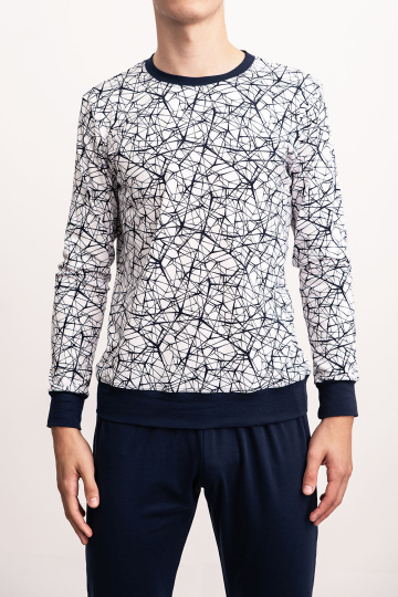 Muška pidžama Web - produženi gornji dio 