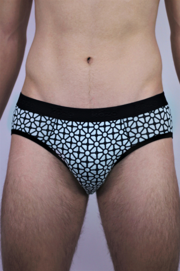 Muške gaće Slip premium - print Geometric