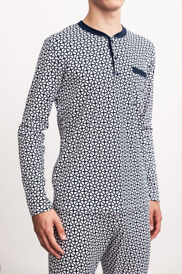 Muška pidžama Geometric - gornji dio